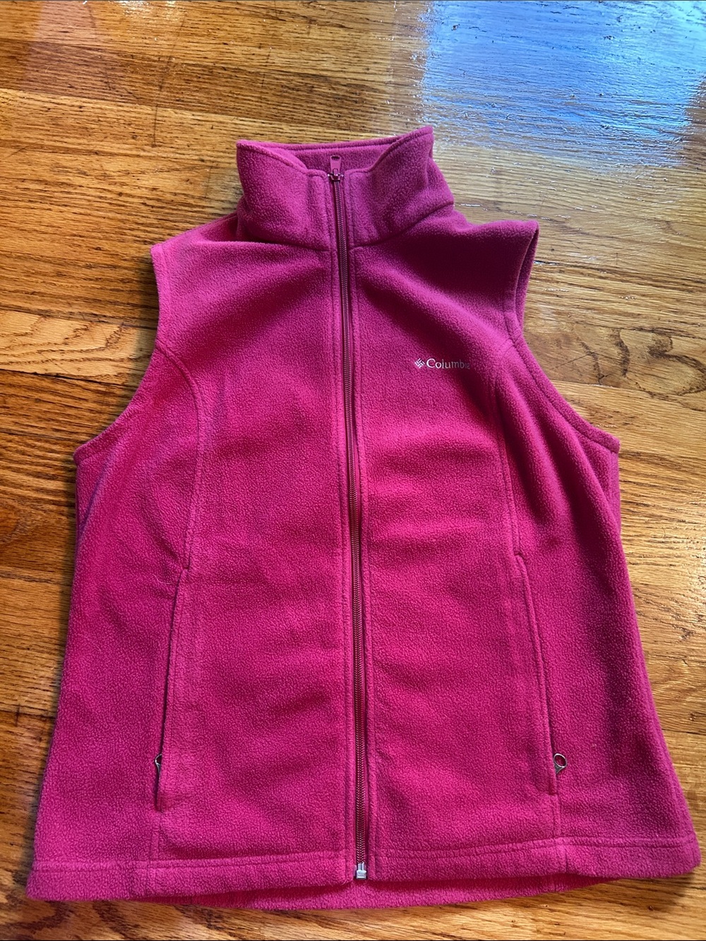 Columbia Women's Raspberry Fleece Vest - Sleeveless Zip Front